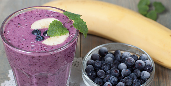 Almond, Blueberry & Banana Smoothie